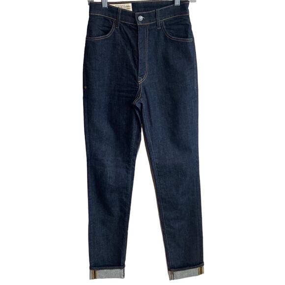 Imogene + Willie Elizabeth TALL High Rise Dark Wash Jean 25 - Picture 1 of 9